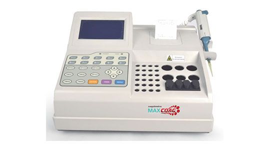 COAGULOMETRO 4 CANAIS SEMI AUTOMATICO – MAXCOAG
